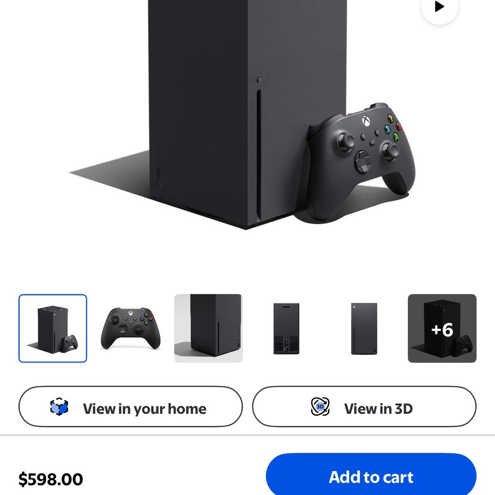Xbox Gaming Console - Matte Black